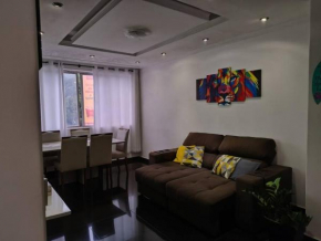 Apartamento aconchegante com vista para o mar